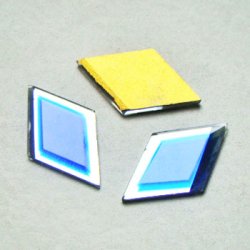 画像1: 33×19 Dia "Blue/Clear" cabochon