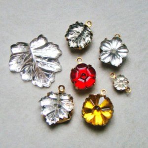画像3: 13mm "Crystal" 5-petal flower