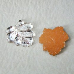 画像1: 25x24 "Crystal" detailed leaf