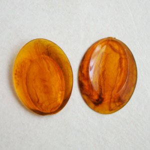 画像1: 40x30 OV plastic cabochon "Tortoise"