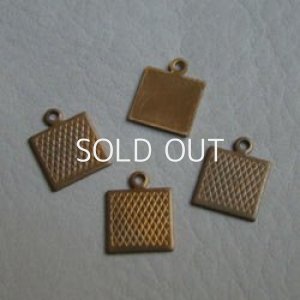 画像1: brass 9mm SQ tag