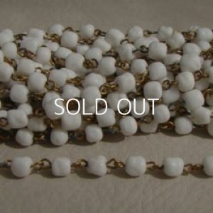 画像1: white baroque beads Chain