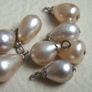 画像4: 8〜9x16 drop pearl with silver cap