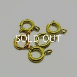 画像1: 5pcs brass spring ring