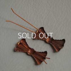画像2: copper metal bow barrette