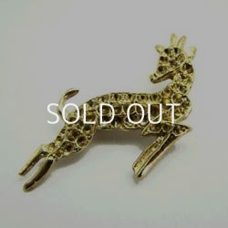 画像1: DEER brooch finding