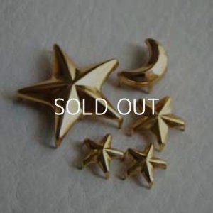 画像2: 5pcs GP Star studs "M"