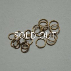 画像2: 10pcs brass 7×5.5 OV jump ring