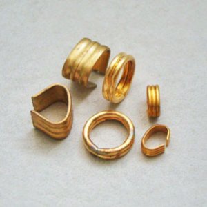 画像2: 2pcs 12mm heavy brass jump rings
