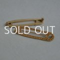 50.5x12 brass saftypin brooch base