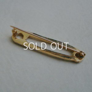 画像2: 50.5x12 brass saftypin brooch base