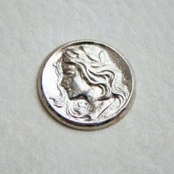 画像2: SP 22.5mm Lady face medallion