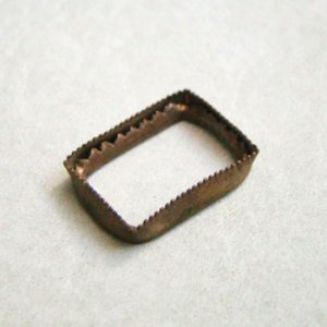 画像2: dark brass 18x13 RECT OB setting