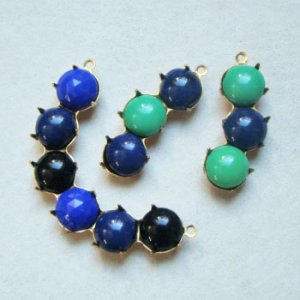 画像2: 2pcs 39SS Faceted "Lapis"