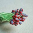 画像2: 4pcs red / grey double stamens (2)