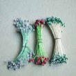 画像4: 5pcs pink / green double stamens (4)