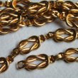 画像2: 19cm brass knot design chain section (2)