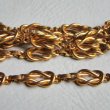 画像1: 19cm brass knot design chain section (1)