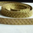 画像1: 18cm brass 15mm flat mesh chain  (1)