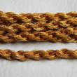 画像1: 20cm brass 7mm braid mesh chain  (1)