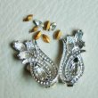 画像1: SP Art Nouveau floral earring base (1)