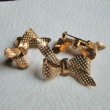 画像1: GP checked Bow brooch base (1)