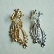 画像2: GP /SP dangle drop earring base (2)