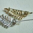 画像3: SP / GP Art Deco leaf brooch base (3)