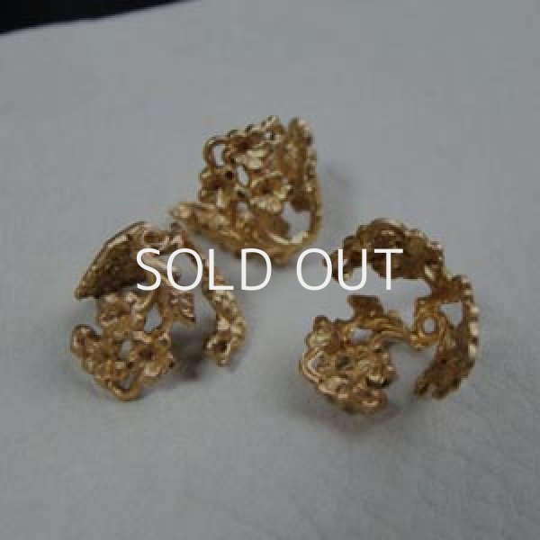 画像2: brass Floral cap (2)