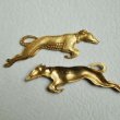 画像1: brass running dog stamping  (1)