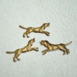 画像1: brass roaring dog stamping  (1)