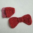 画像4: vintage bead Bow applique (4)