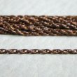 画像2: dark brass 1.2mm Rope chain  (2)