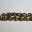 画像3: 5mm brass / Jet stone chain section (3)