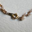 画像3: 20cm brass & rice pearl chain bracelet (3)