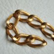 画像2: brass 17×9mm textured curb chain (2)