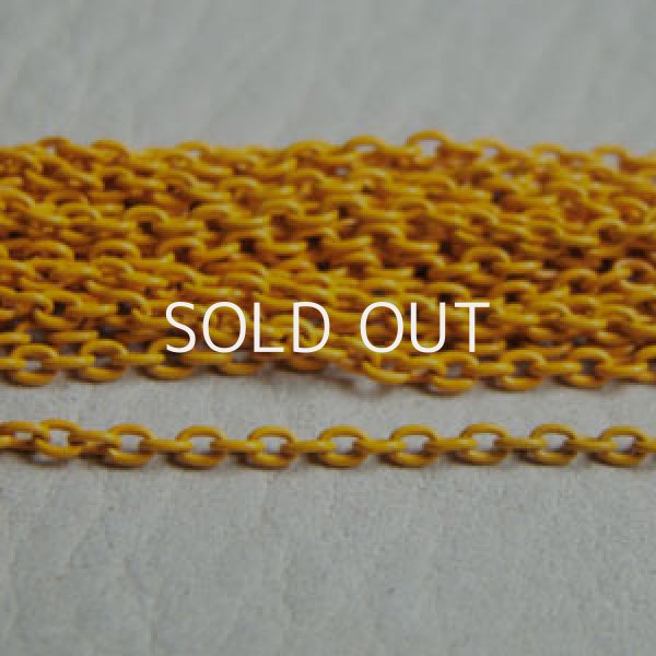 画像1: 34cm Yellow enamel chain section (1)