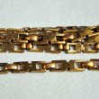 画像1: brass Deco SQ bar link chain (1)