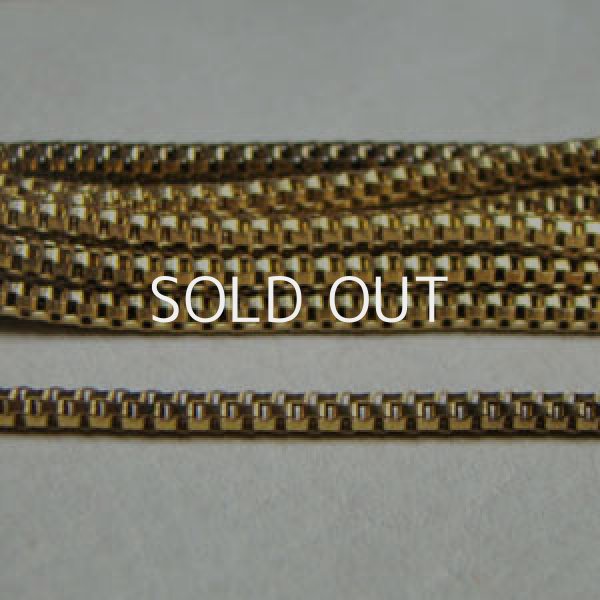 画像1: brass 2.8mm snake mesh chain (1)