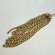 画像1: 29cm brass 4.5mm double link chain (1)