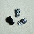 画像1: 12×8 hematite Lady Head cameo (1)