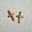 画像2: 2pcs brass tiny cross charm (2)