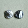 画像2: 12mm lucite twisted coin "Gray" (2)