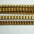 画像1: brass 24pp 2-Row rhinestone chain blank (1)