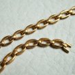 画像2: brass 5×4mm oval plate link chain (2)