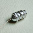 画像2: Lt/gray screw drum 1/2 drilled pearl (2)