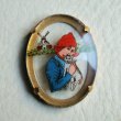 画像3: 34×26 1930's "Dutch Girl" cabochon (3)