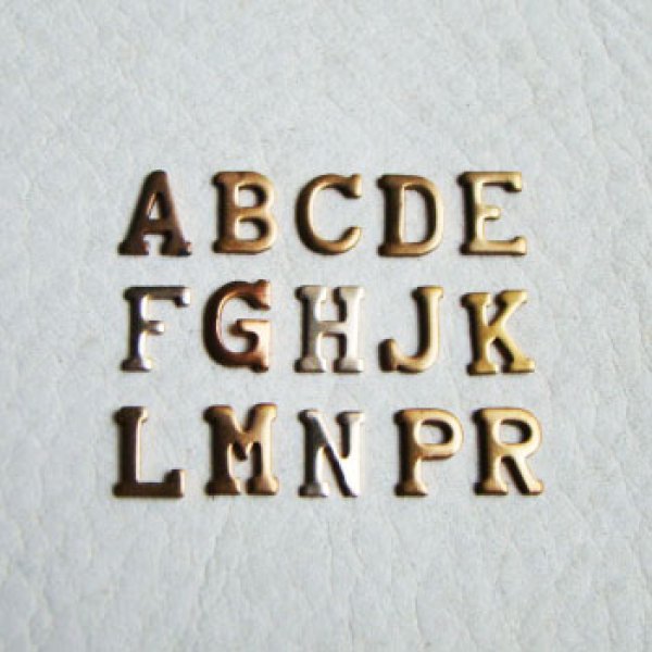 画像1: brass Alphabet stamping (1)