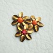 画像2: brass 6-petal  setting flower (2)