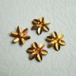 画像1: brass 6-petal  setting flower (1)